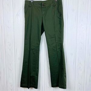 Vintage Elle Pants Y2K  Olive Green Low Rise Size L